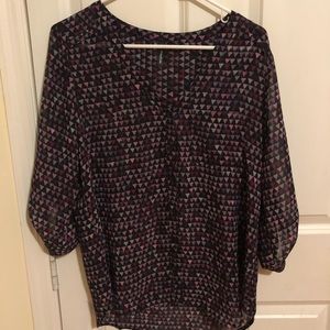 3/4 sleeve light weight blouse